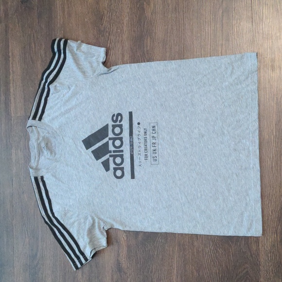 Adidas Men's Size Small Gray for Creators Only Tee Shirt - Picture 2 of 6